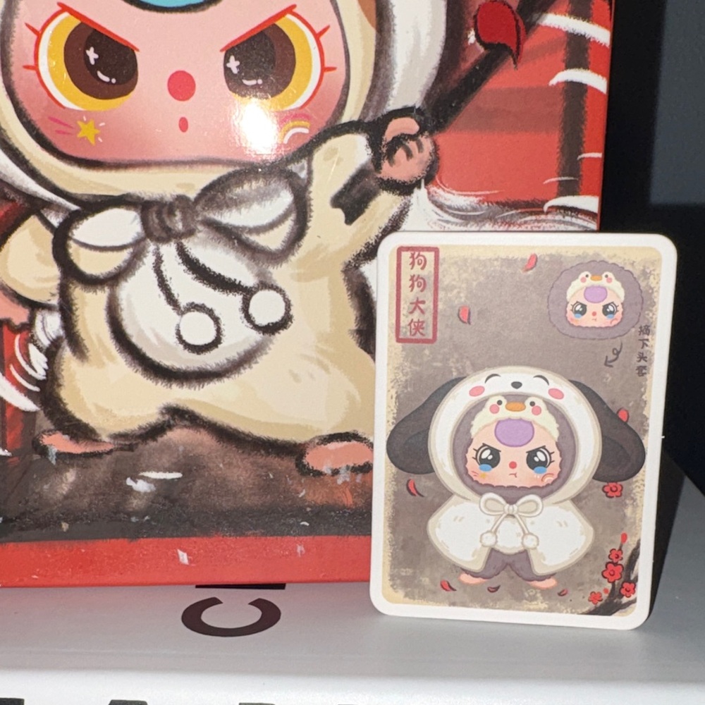 I'm Not a Warrior -puppy penguin CONFIRMED NIB . Special custom face - Picture 4 of 5